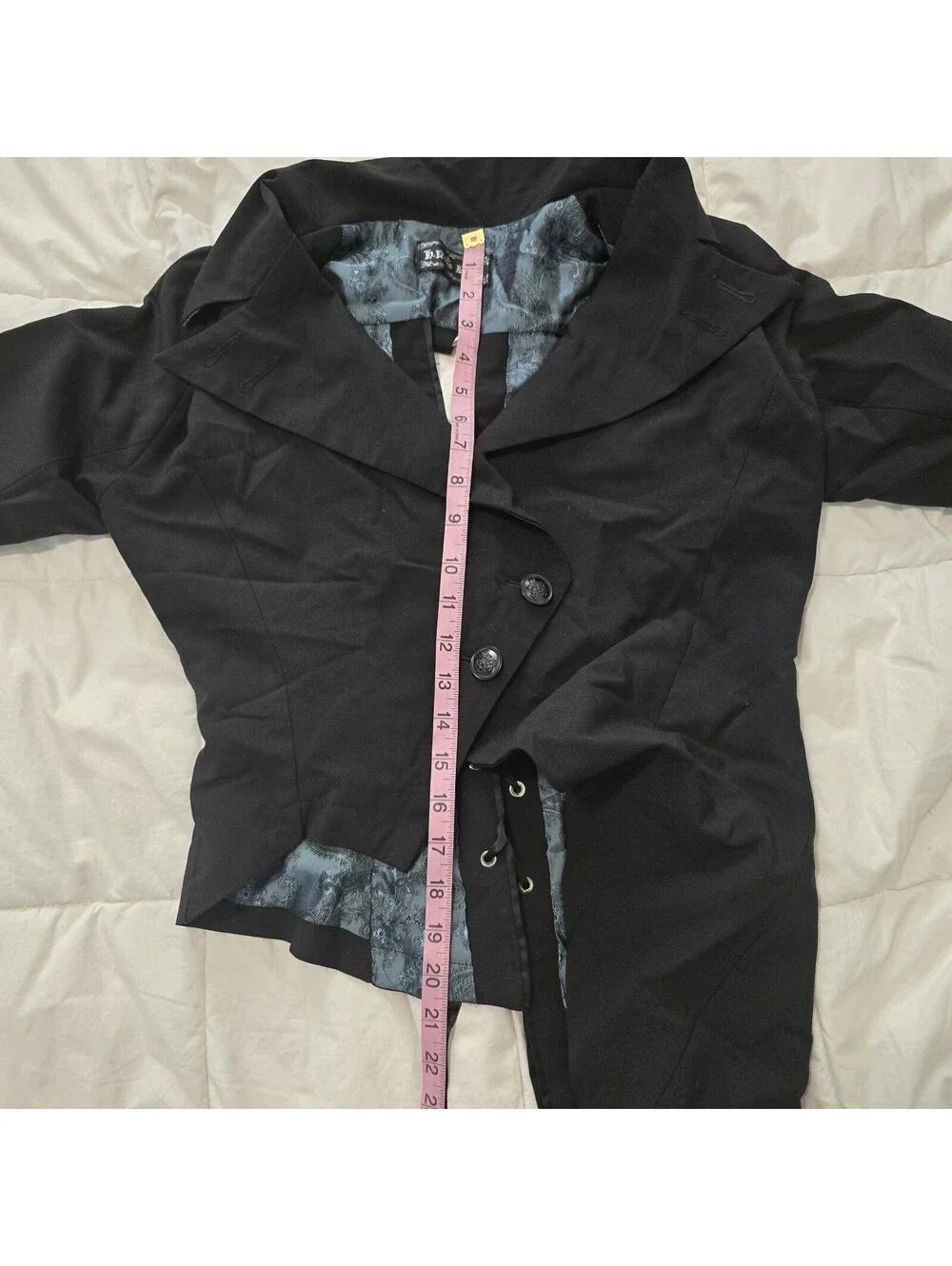 h. NAOTO Blood Asymmetrical Kodona Ouji Jacket Visual Kei